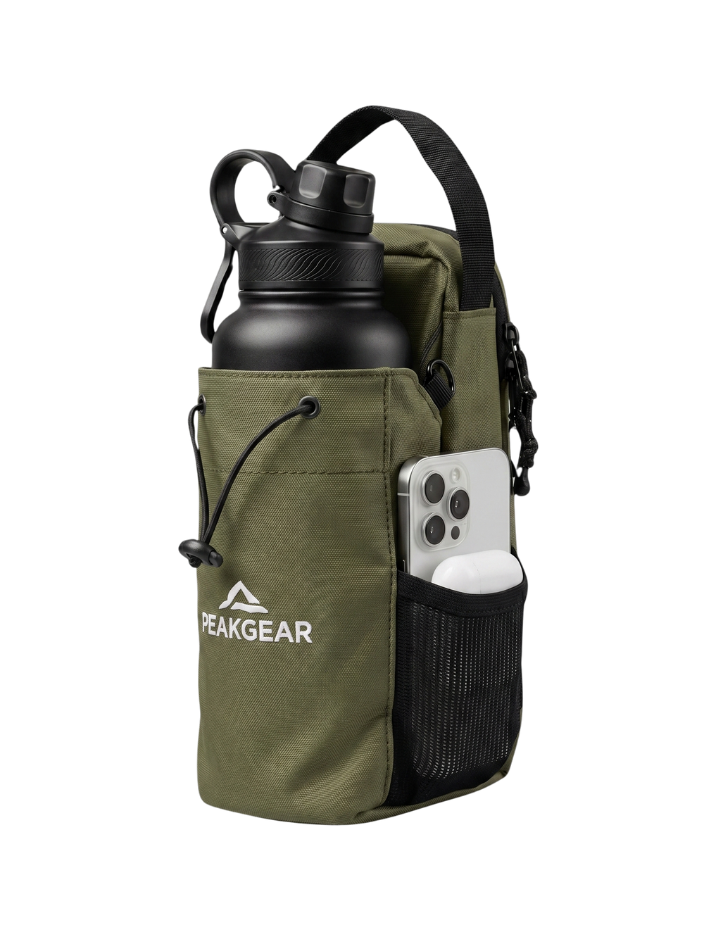PEAKGEAR Mágneses Fitness Táska - Zöld