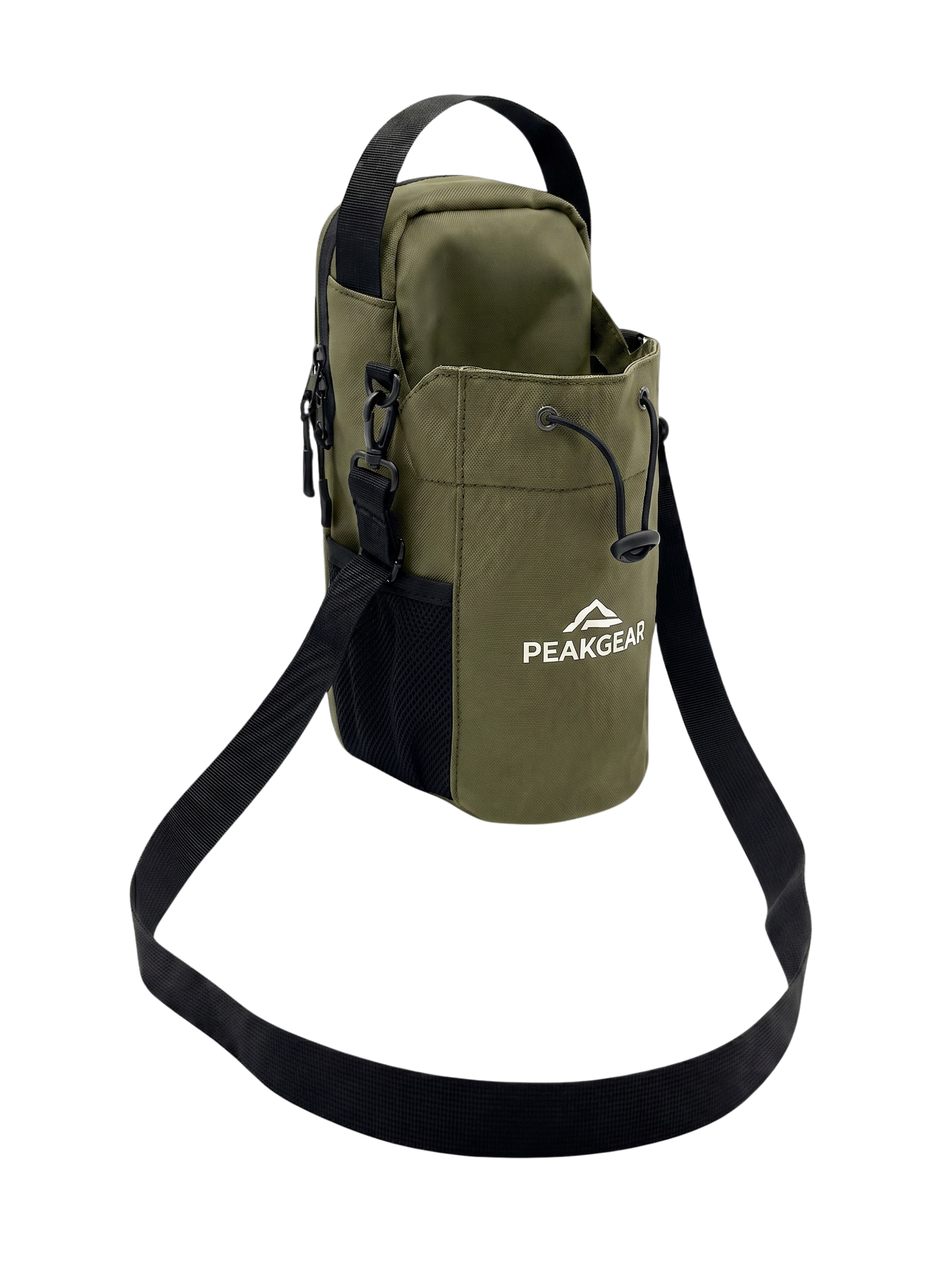 Zöld mágneses kulacstartó táska – PEAKGEAR