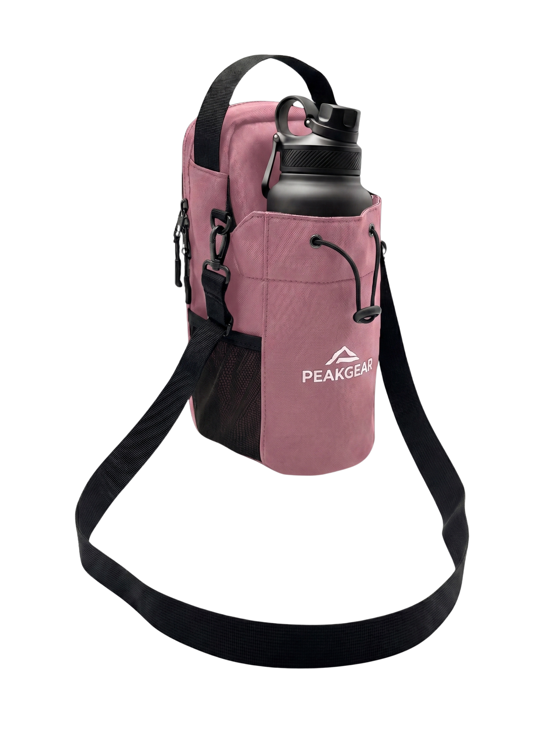Rózsaszín mágneses kulacstartó táska – PEAKGEAR